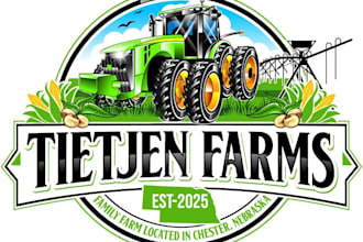 design wonderful tractor logo