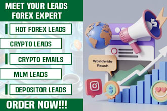 do HQ crypto leads, forex leads, investor leads, MLM leads, crypto emails