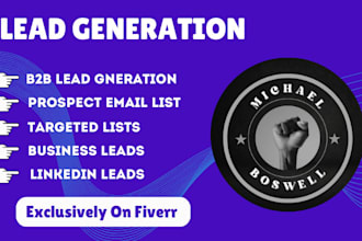 provide email list building, lead generation, and contact list building service