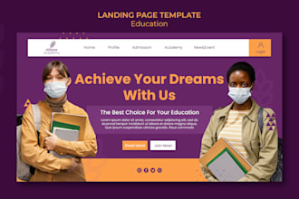 design website for your college,university,school using wordpress and elementor