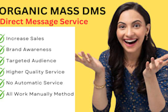 send instagram twitter dms or direct message services to targeted people