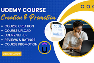 do online udemy course creation udemy course upload, promote udemy online course