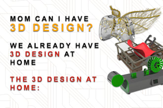 create custom 3d models for prototypes and engineering parts