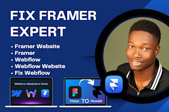 fix or migrate wix webflow squarespace framer figma to framer SEO
