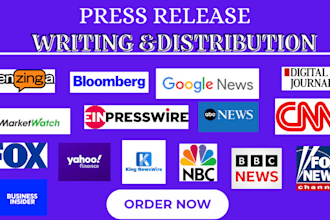 do a press release, press release writing and press release distribution