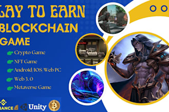 nft game development, play to earn game, blockchain game