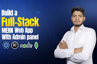 build a full stack mern web app with admin dashboard
