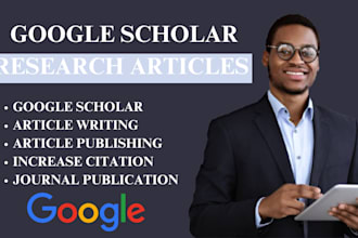 publish research articles in google scholar indexed journal