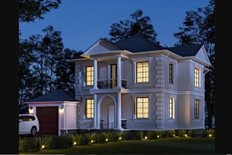 sketchup,apartment layout,mockup design, cgi,house hall exterior design,render