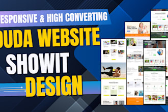 build responsive duda website design and development