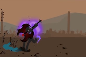 create 2d stickman stickman animation, 2d stickman fight, stick figure character