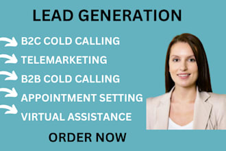 do b2b, b2c cold calling, telemarketing and set appointments, virtual assistance