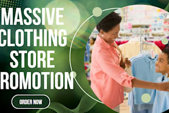 clothing brand promotion to increase organic sales