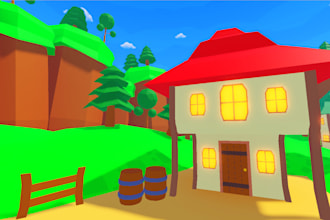 create a low or medium polly 3d model for your game no sculpting