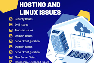 fix cpanel, whm, web hosting, email, and linux server issues