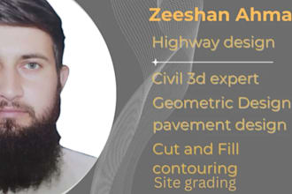 do highway design professionally in autocad civil 3d