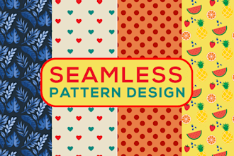 design seamless repeat pattern design for fabric, textile printing