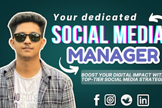 be your dedicated monthly social media manager and content creator