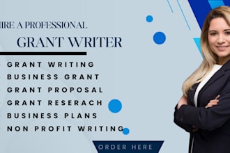 write winning grant proposals,  research, application and business plan