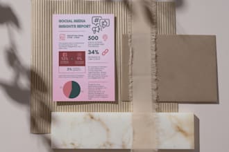 create an eye catching infographic design for you or your business