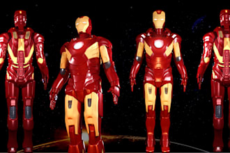 design high quality 3d printable cosplay props helmets weapons for 3d printing