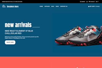 design money making sneakers shopify footwear store shoe website canvas store