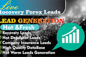 generate you direct valid active crypto binance leads, forex hot depositor leads