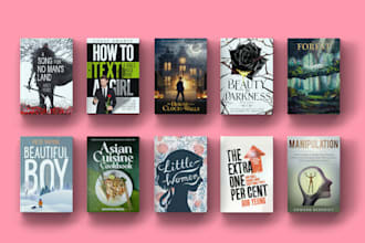 book cover or paperback and ebook cover design for you
