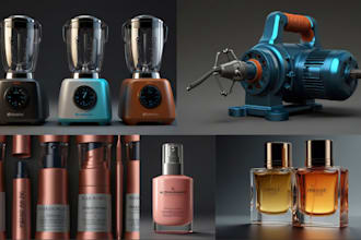 design 3d product modeling and rendering design, product mockup, in blender, can