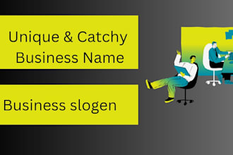 create a catchy and unique business, brand, or product name with 3 years experie