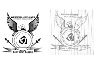 redraw your logo or image into a clean, scalable vector svg, ai, eps