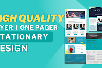design flyer, bifold, trifold, one pager, postcard, brochure stationery design