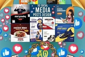 design your business and social media graphics post design