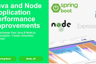 do performance improvement spring boot and node applications