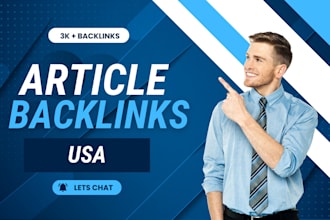 boost SEO with article submission backlinks USA service