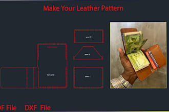 make customizing leather wallet ,bag ,card wallet, hand made leather pattern