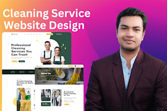 do wordpress cleaning or commercial service website design