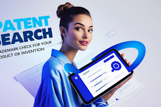 patent search and trademark check for your product