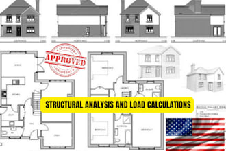 design and analysis steel structure with load calculation