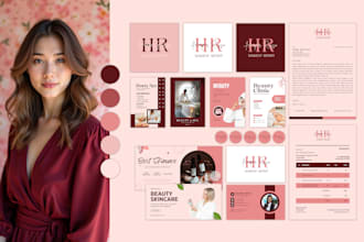 design a signature logo and social media and branding kit