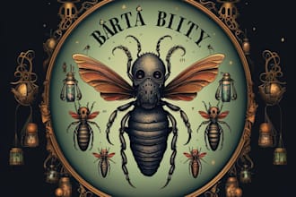 make a amazing  modern bee logo