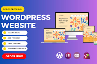 create a responsive seo friendly wordpress website on hostinger