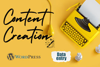 provide you accurate wordpress content upload and data entry service
