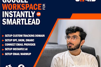 setup smartlead ai or instantly for email outreach campaign