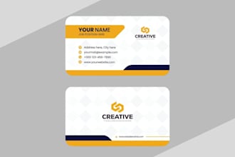 create luxury professional digital business card envelope letterhead design make