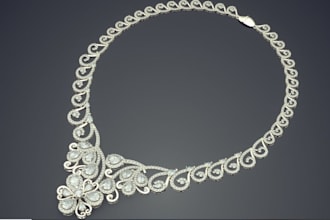 custom high 3d jewelry cad model, retouch photorealistic rendering, zbrush print