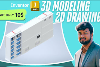 do autodesk inventor 3d models and fabrication drawings