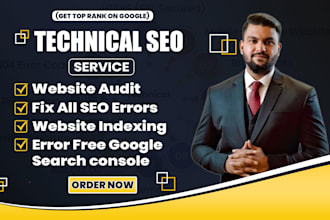 fix all technical SEO issues to improve google indexing and boost ranking