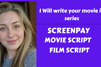 be scriptwriter, write movie script, screenplay, screenwriting, tv series