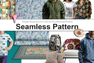 design seamless patterns tailored to your brand or products